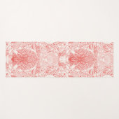 Strandschatten in koraalrood yogamat (Voorkant (horizontaal))