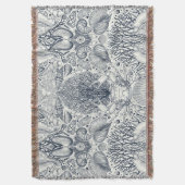 Strandschatten, schelpen, krab, koralen en zeewier deken (Voorkant Verticaal)