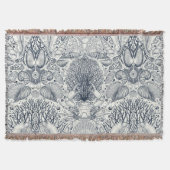 Strandschatten, schelpen, krab, koralen en zeewier deken (Voorkant)