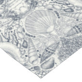 Strandschatten, schelpen, krab, koralen en zeewier tafelkleed (Gekanteld)