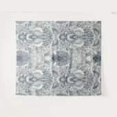 Strandschatten, schelpen, krab, koralen en zeewier wandkleed (Voorkant (horizontaal))