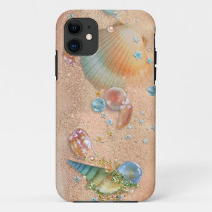 Strandschelpen in juwelen Case-Mate iPhone case