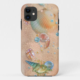 Strandschelpen in juwelen Case-Mate iPhone case