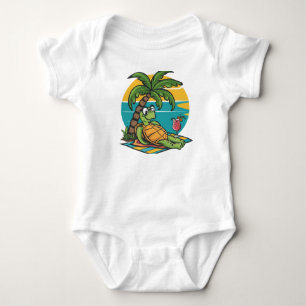 Strandschildpad met kokosnoot Drink Romper