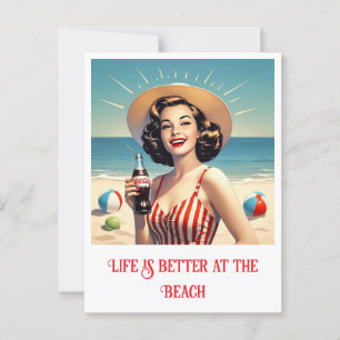 "  STRANDSCHOONHEID " BRIEFKAART
