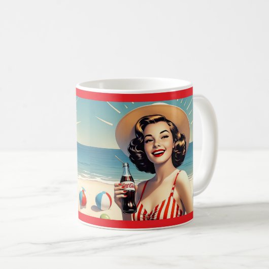 " STRANDSCHOONHEID " KOFFIEMOK (Voorkant rechts)