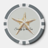 Strandsereniteit bij de Zeester Poker Chips (Voorkant)