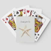 Strandsereniteit bij de Zeester Pokerkaarten (Achterkant)