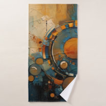 Strandservice voor abstracte kunst