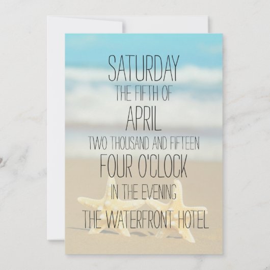 strandspreidingsuitnodiging kaart (Achterkant)