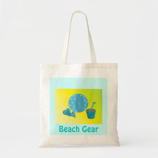 Strandspullen Tote Bag (Voorkant)