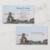 strandsteenwandelaar visitekaartje (Voorkant / Achterkant)