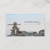 strandsteenwandelaar visitekaartje (Achterkant)