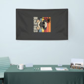 Strandstemming Pug Hond Zonsondergang Spandoek (Beurs)