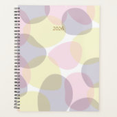 Strandstemming Zeeglas - Pastelkleurige Schelpen Planner (Voorkant)