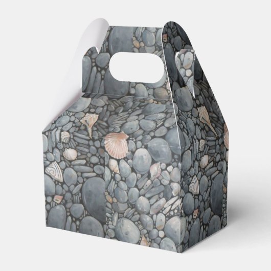 Strandstenen schelpen steentjes rotsen schilderen  bedankdoosjes (Achterkant)