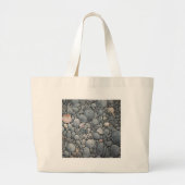Strandstenen schelpen steentjes rotsen schilderen  grote tote bag (Voorkant)