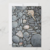 Strandstenen schelpen steentjes rotsen schilderen  kaart (Achterkant)