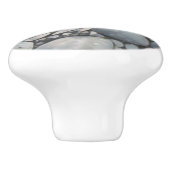 Strandstenen schelpen steentjes rotsen schilderen  keramische knop (Zijkant)