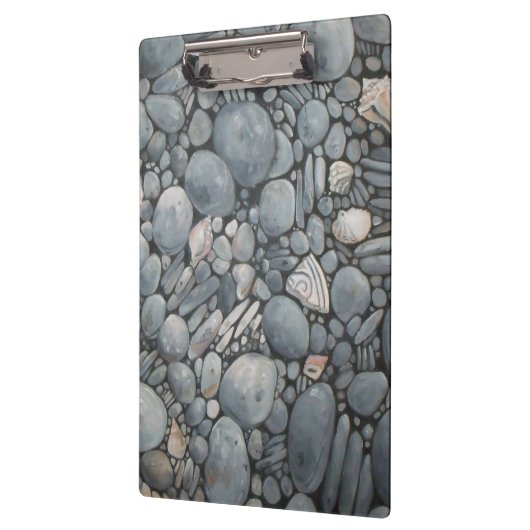 Strandstenen schelpen steentjes rotsen schilderen klembord (Links)