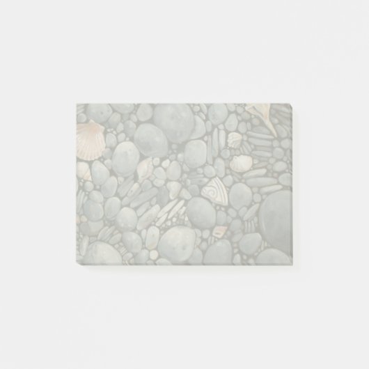 Strandstenen schelpen steentjes rotsen schilderen  post-it® notes (Voorkant)