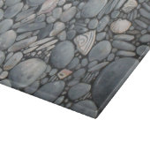 Strandstenen schelpen steentjes rotsen schilderen snijplank (Hoek)