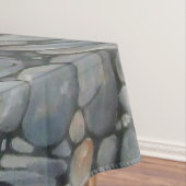 Strandstenen schelpen steentjes rotsen schilderen  tafelkleed (Voorbeeld)