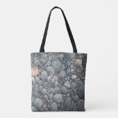 Strandstenen schelpen steentjes rotsen schilderen  tote bag (Achterkant)