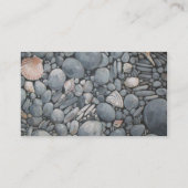 Strandstenen schelpen steentjes rotsen schilderen visitekaartje (Achterkant)