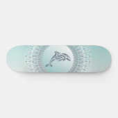 Strandstijl Dolfijn Mandala Persoonlijk Skateboard (Horizontaal)