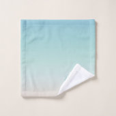 Strandstijl kust | Modern minimalistisch monogram Bad Handdoek (Wasdoekje)