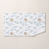 Strandstijl maritieme kust bad handdoek (Handdoek)