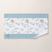 Strandstijl Maritime Kust Monogram Bad Handdoek (Handdoek)