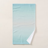 Strandstijl Modern Minimalistisch Turquoise Bad Handdoek (Handdoek)
