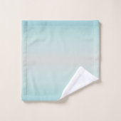 Strandstijl Modern Minimalistisch Turquoise Bad Handdoek (Wasdoekje)