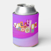 Strandstijl Retro Vakantie Modus  Blikjeskoeler (Blikje Voorkant)