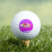 Strandstijl Retro Vakantie Modus Golfballen (Insitu Shirt)