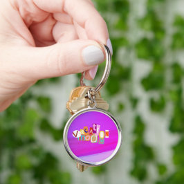 Strandstijl Retro Vakantie Modus Sleutelhanger