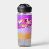 Strandstijl Retro Vakantie Modus Waterfles (Voorkant)