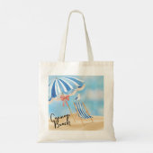Strandstijl Tote Bag (Achterkant)