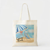 Strandstijl Tote Bag (Voorkant)
