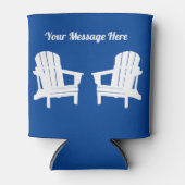 Strandstoel Bier Koeler - Retro Ontspanning Koozie (Voorkant)