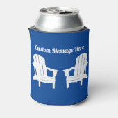Strandstoel Bierkoeler - Retro Ontspannings Koozie (Blikje Achterkant)