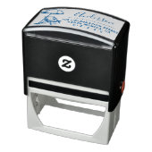 Strandstoel & Paraplu Script Naam Retouradres Zelfinktende Stempel (Product)