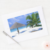 Strandstoel - Zomer Bliss Rechthoekige Sticker (Envelop)