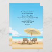 Strandstoelen Bewegende aankondiging (Voorkant / Achterkant)