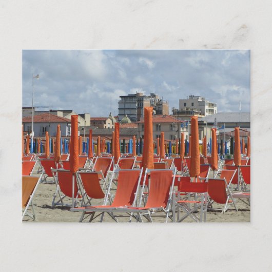 Strandstoelen Briefkaart (Voorkant)