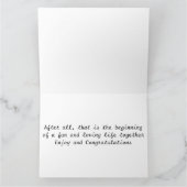 STRANDSTOELEN - HET IS NOG TIJD VOOR DE HUWELIJKSR KAART (Binnen)