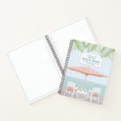 Strandstoelen Palm Trees Vakantiehuis Gastenboek Notitieboek (Binnen)