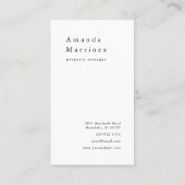 Strandstoelen Roze Vakantiehuis Visitekaartje (Achterkant)